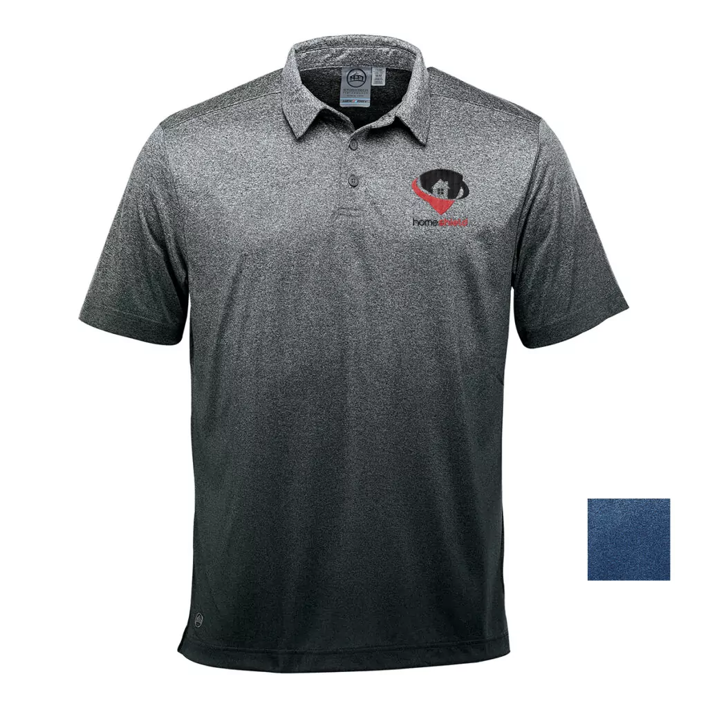 Black custom logo t-shirt for branded staff apparel and event shirts