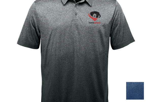Black custom logo t-shirt for branded staff apparel and event shirts